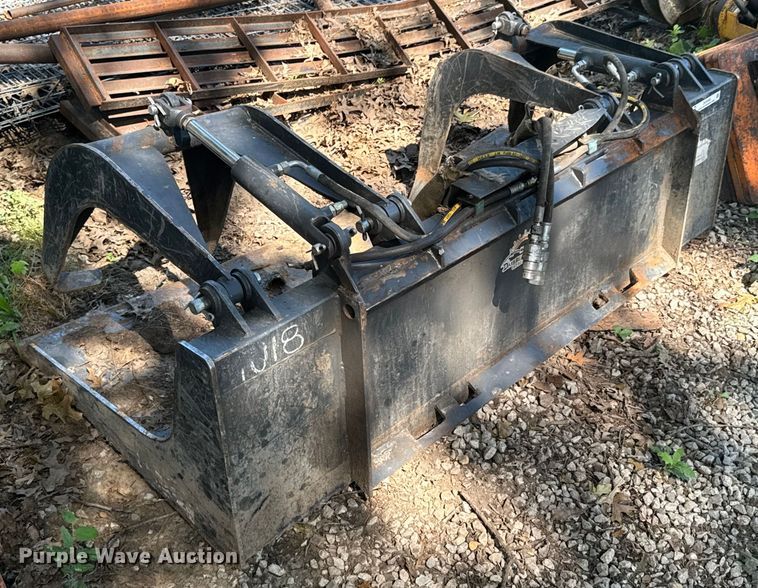 image for item DU9450 JCT Attachments skid steer grapple bucket