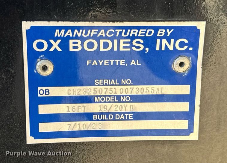 image for item DW3393 2024 Mack Granite GR64F dump truck