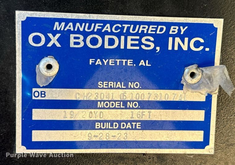 image for item DW3395 2024 Mack Granite GR64F dump truck