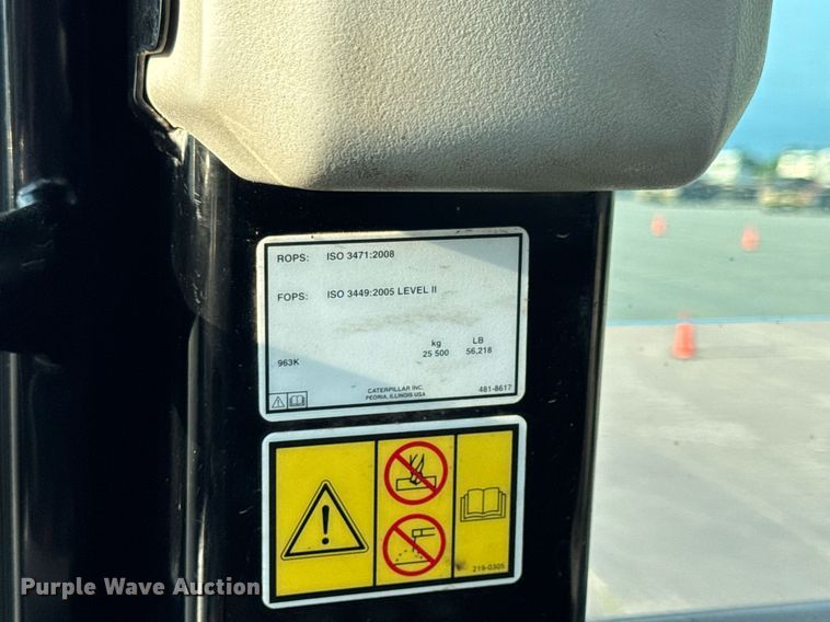 image for item DW3410 2016 Caterpillar 963K track loader