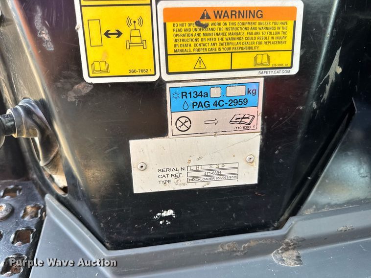 image for item DW3410 2016 Caterpillar 963K track loader