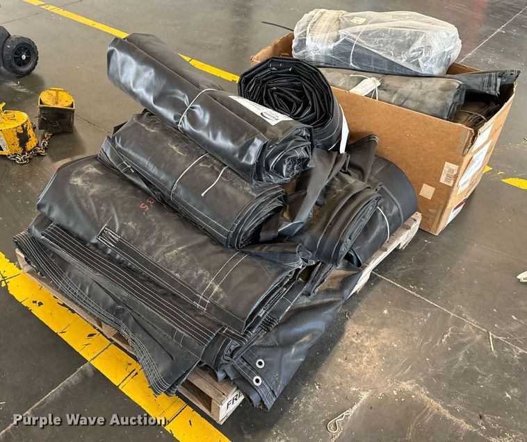 image for item DW3413 Approximately (22) dump truck bed tarps