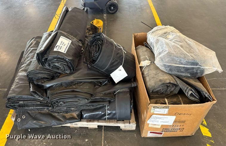 image for item DW3413 Approximately (22) dump truck bed tarps