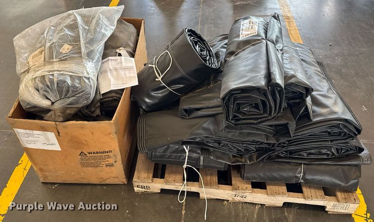 image for item DW3413 Approximately (22) dump truck bed tarps