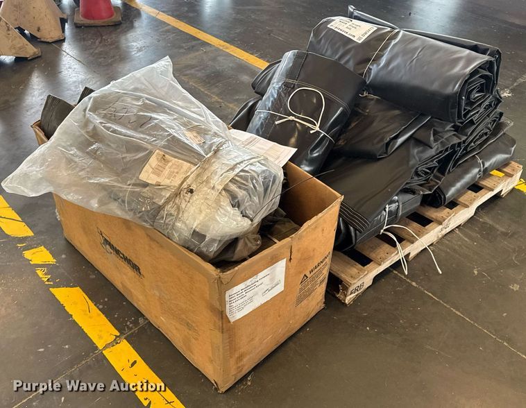 image for item DW3413 Approximately (22) dump truck bed tarps