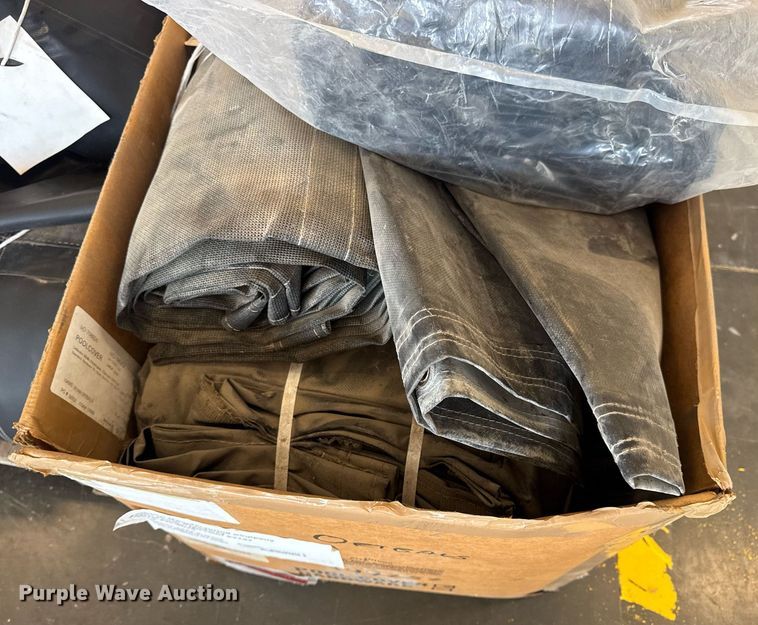 image for item DW3413 Approximately (22) dump truck bed tarps