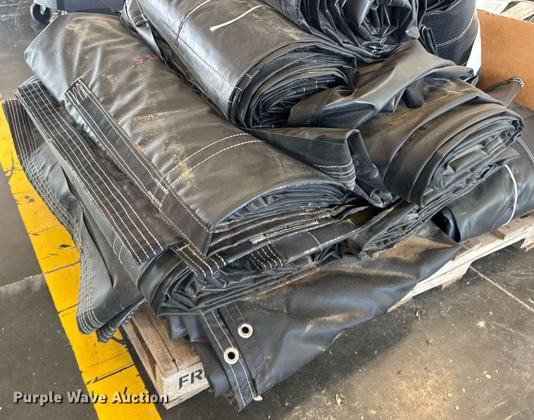 image for item DW3413 Approximately (22) dump truck bed tarps