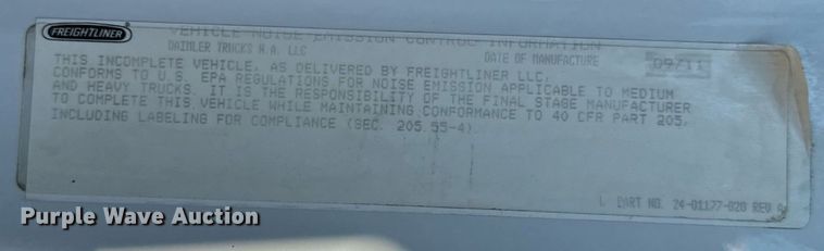 image for item DW3414 2012 Freightliner Business Class M2 utility / service truck