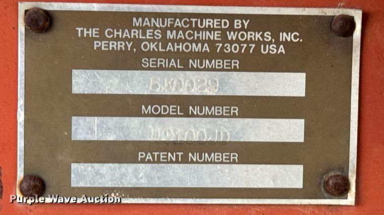 image for item DW3415 1993 Ditch Witch HT100JD vibratory cable plow