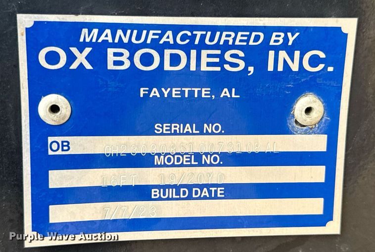 image for item DW3422 2024 Mack Granite GR64F dump truck