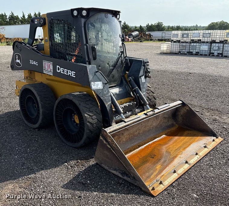 MINI CARGADOR SOBRE RUEDAS 2021 JOHN DEERE 324G