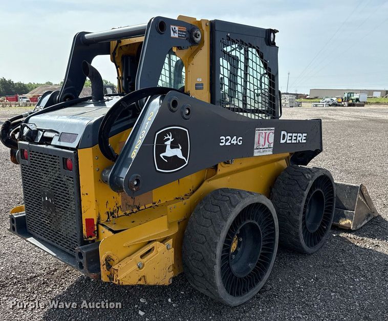 MINI CARGADOR SOBRE RUEDAS 2021 JOHN DEERE 324G