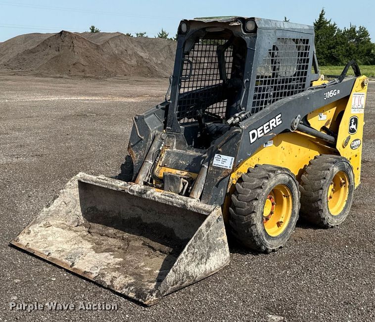 MINI CARGADOR SOBRE RUEDAS 2016 JOHN DEERE 316GR