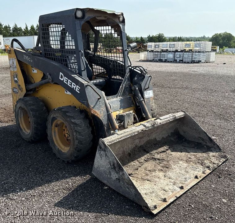MINI CARGADOR SOBRE RUEDAS 2016 JOHN DEERE 316GR
