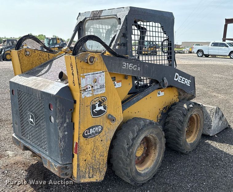 MINI CARGADOR SOBRE RUEDAS 2016 JOHN DEERE 316GR