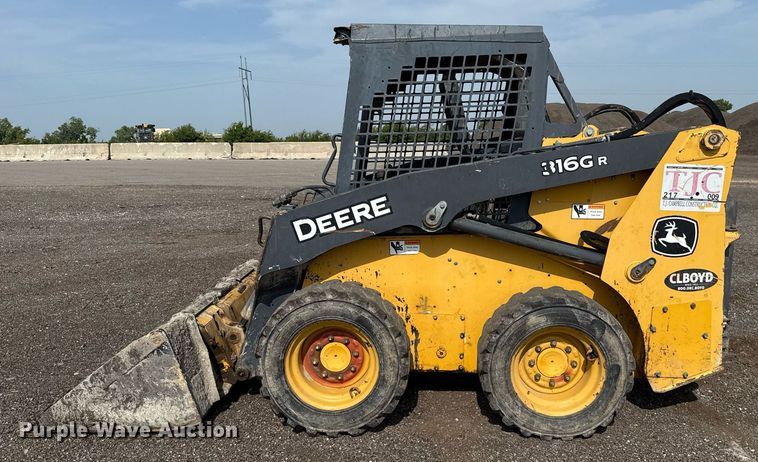 image for item DW5169 2016 John Deere 316GR skid steer loader