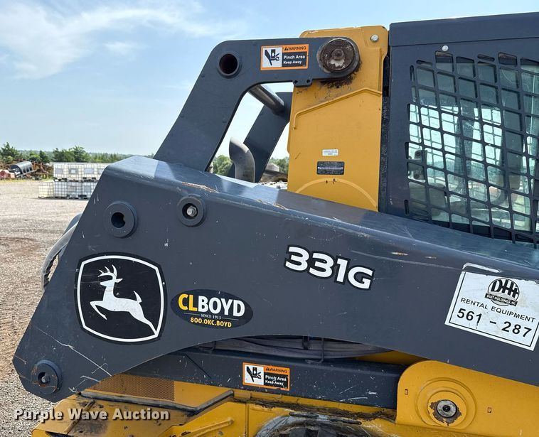 image for item DW5170 2021 John Deere 331G tracked skid steer loader