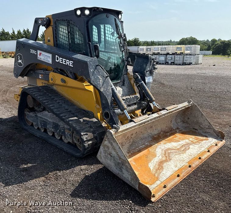 MINI CARGADOR SOBRE ORUGAS 2021 JOHN DEERE 331G