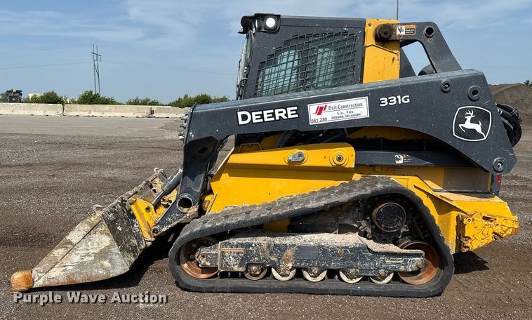 image for item DW5172 2021 John Deere 331G tracked skid steer loader