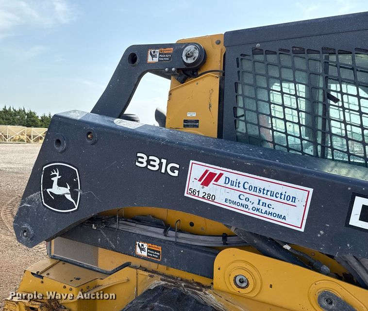 image for item DW5172 2021 John Deere 331G tracked skid steer loader