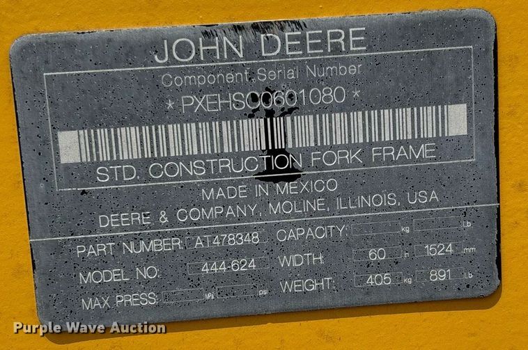 image for item DW7199 2006 John Deere 544J high lift wheel loader