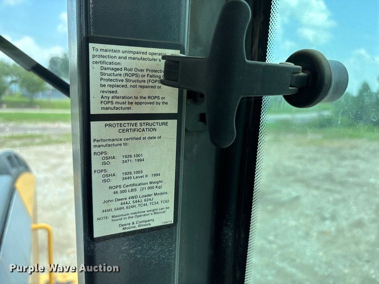 image for item DW7199 2006 John Deere 544J high lift wheel loader