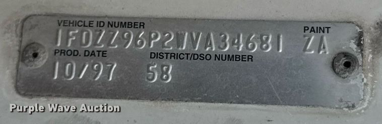 image for item DX5590 1998 Ford LT9511 ready mix truck