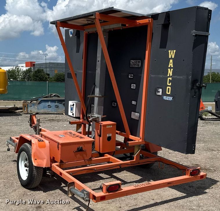 image for item DX5623 2017 Wanco WTLMB message board trailer