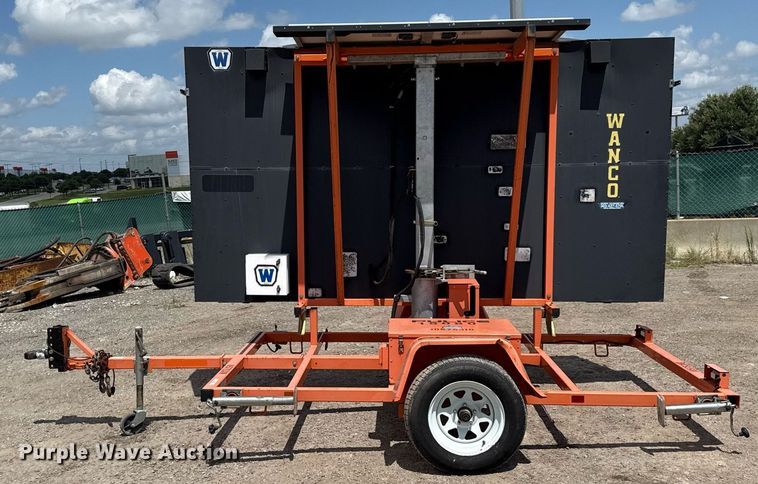image for item DX5623 2017 Wanco WTLMB message board trailer