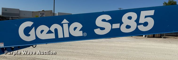 image for item DX5673 2013 Genie S-85 boom lift