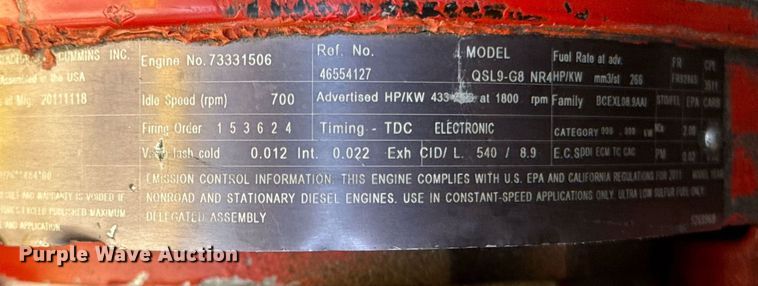 image for item DX5690 2012 Doosan generator