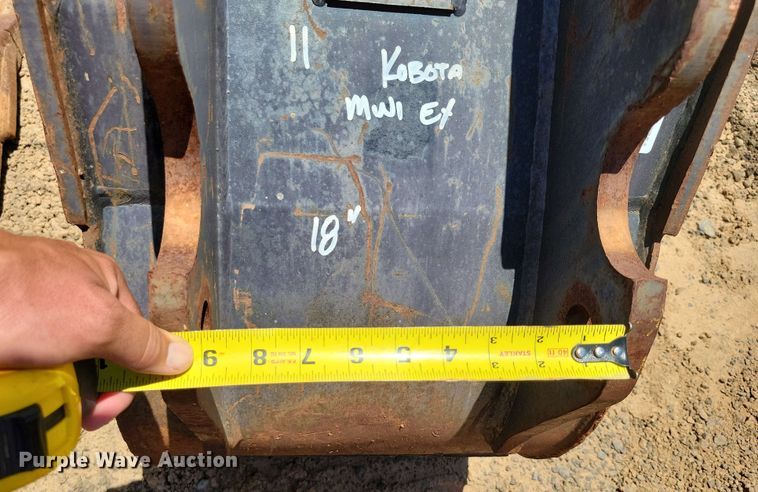 image for item DX7055 Kubota K7918 mini excavator bucket