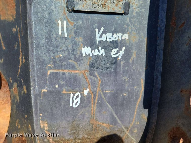 image for item DX7055 Kubota K7918 mini excavator bucket