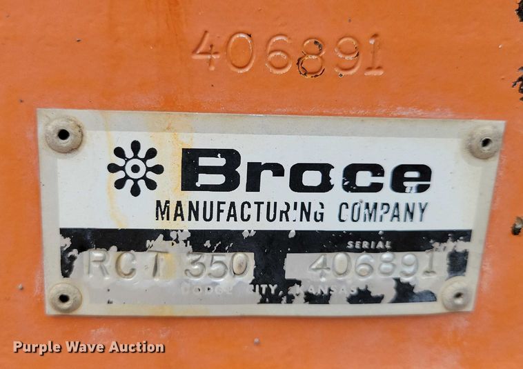 image for item DX7189 2010 Broce Broom RCT350 broom