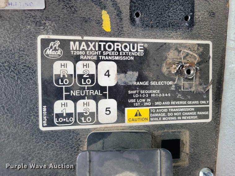 image for item DX7191 1999 Mack RD690S live-bottom truck