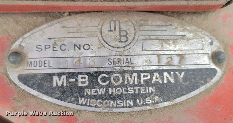 image for item DX7192 MB Co. M48 sweeper