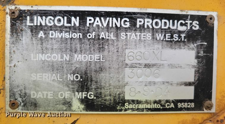 image for item DX7193 2004 Lincoln 660XL windrow elevator