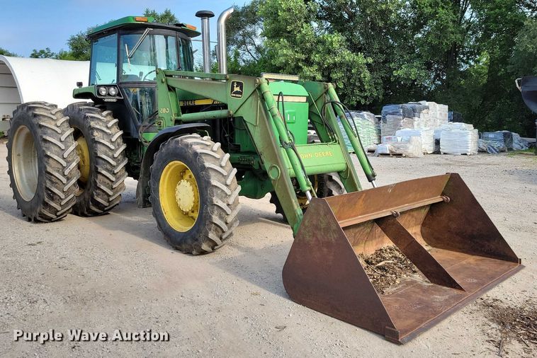 image for item DX7202 1984 John Deere 4650 MFWD tractor