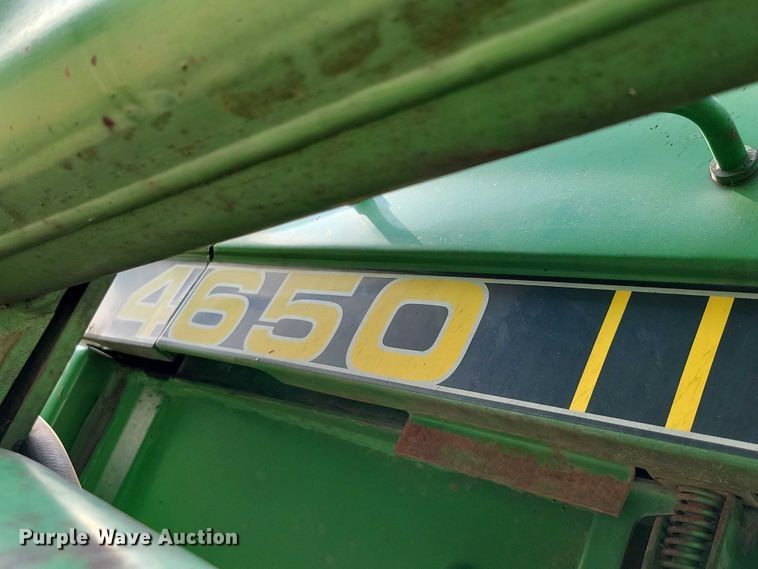 image for item DX7202 1984 John Deere 4650 MFWD tractor