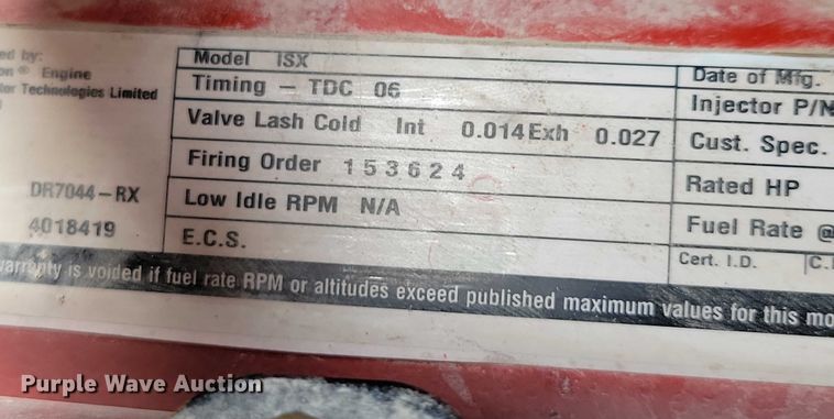 image for item DX7203 2014 Kenworth T660 semi truck