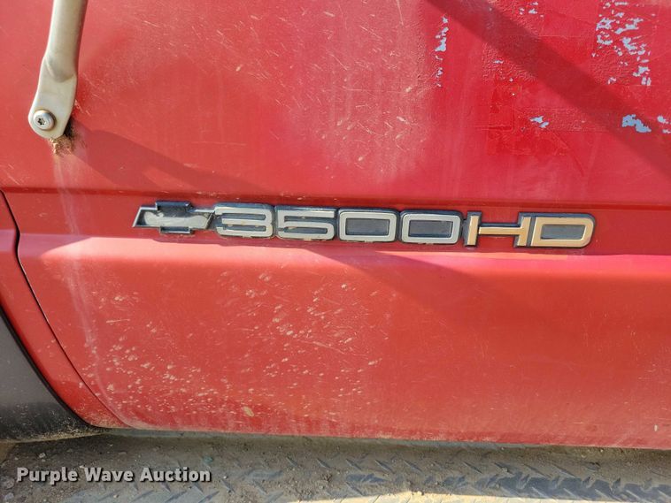 image for item DX7233 1993 Chevrolet C3500 utility bed pickup truck