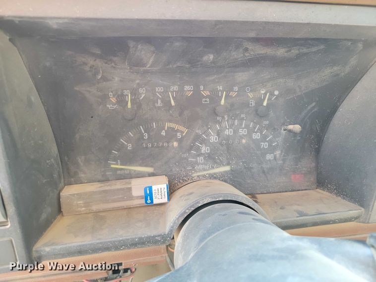 image for item DX7233 1993 Chevrolet C3500 utility bed pickup truck