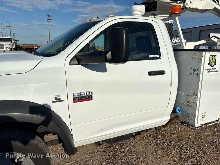 image for item DX8049 2011 Dodge Ram 5500 bucket truck