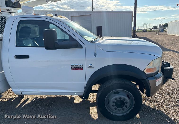 image for item DX8049 2011 Dodge Ram 5500 bucket truck