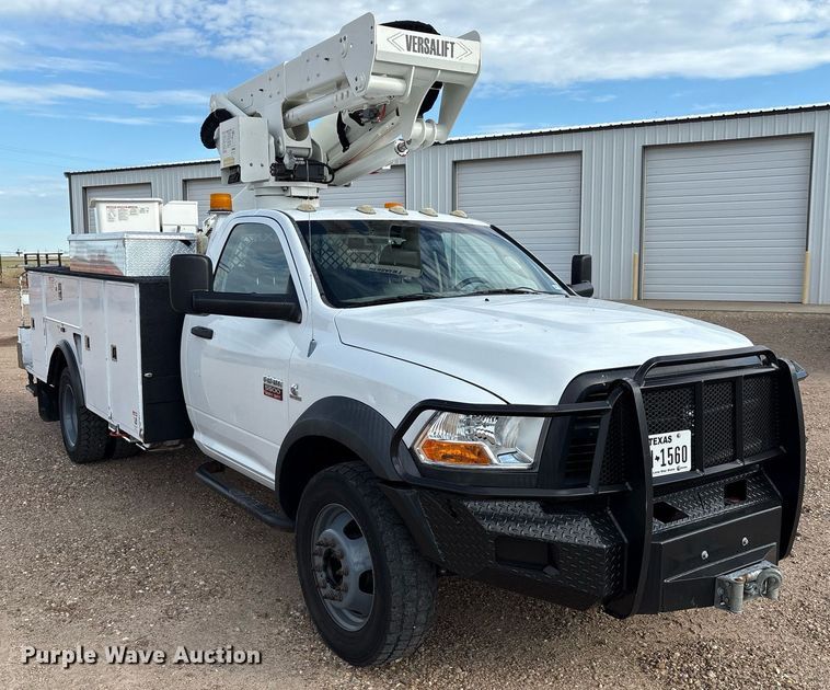 image for item DX8051 2012 Dodge Ram 5500 bucket truck