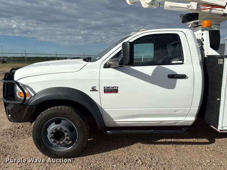 image for item DX8051 2012 Dodge Ram 5500 bucket truck