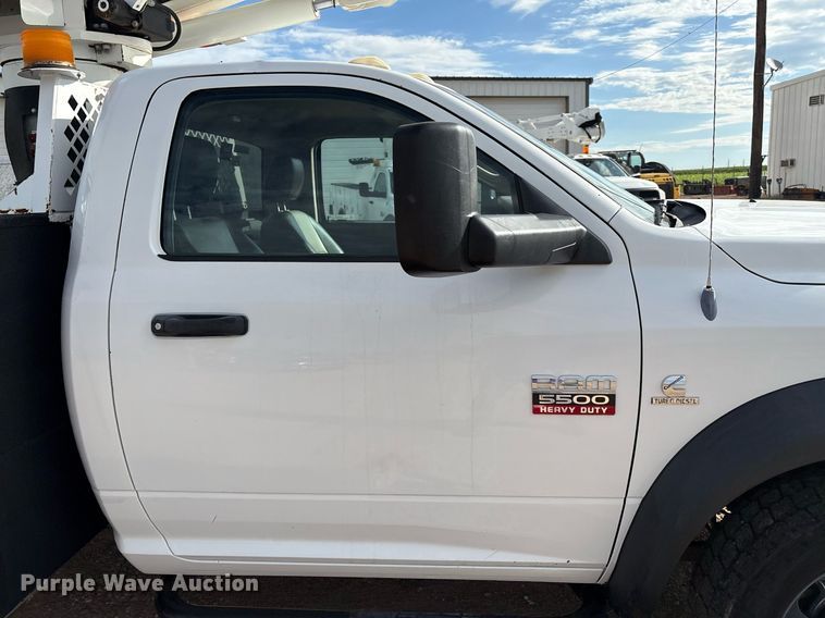 image for item DX8051 2012 Dodge Ram 5500 bucket truck