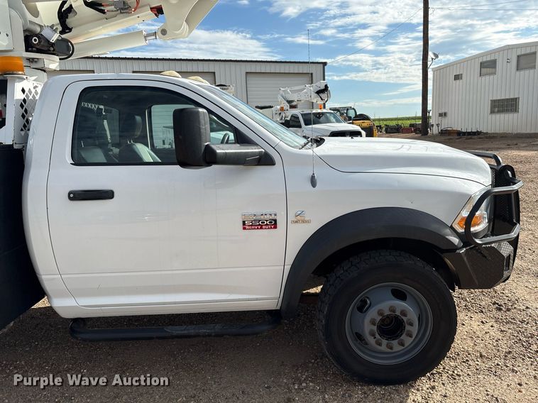 image for item DX8051 2012 Dodge Ram 5500 bucket truck