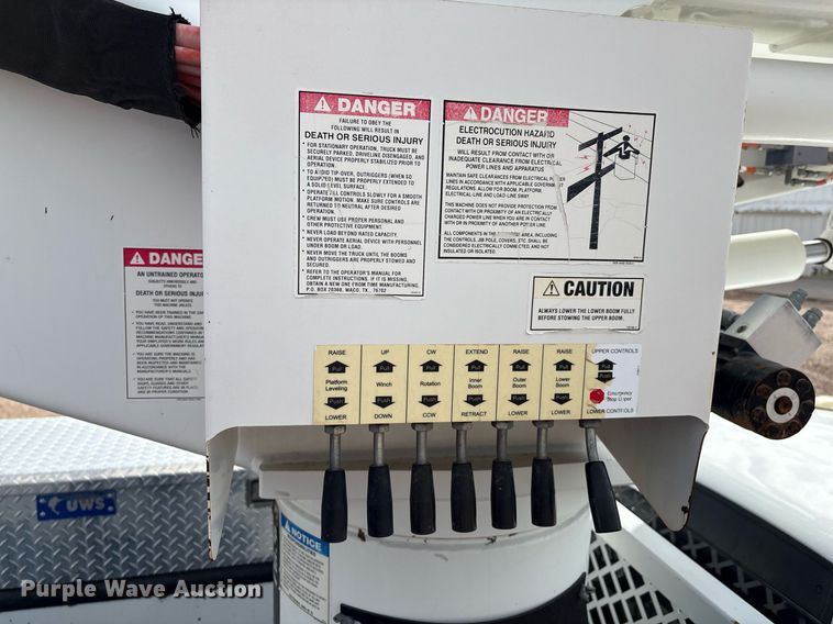 image for item DX8051 2012 Dodge Ram 5500 bucket truck