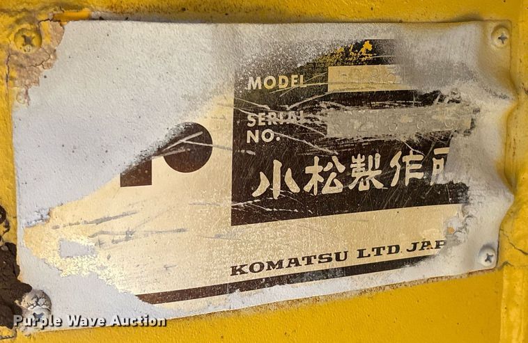 image for item DX8067 Komatsu D85P cable plow